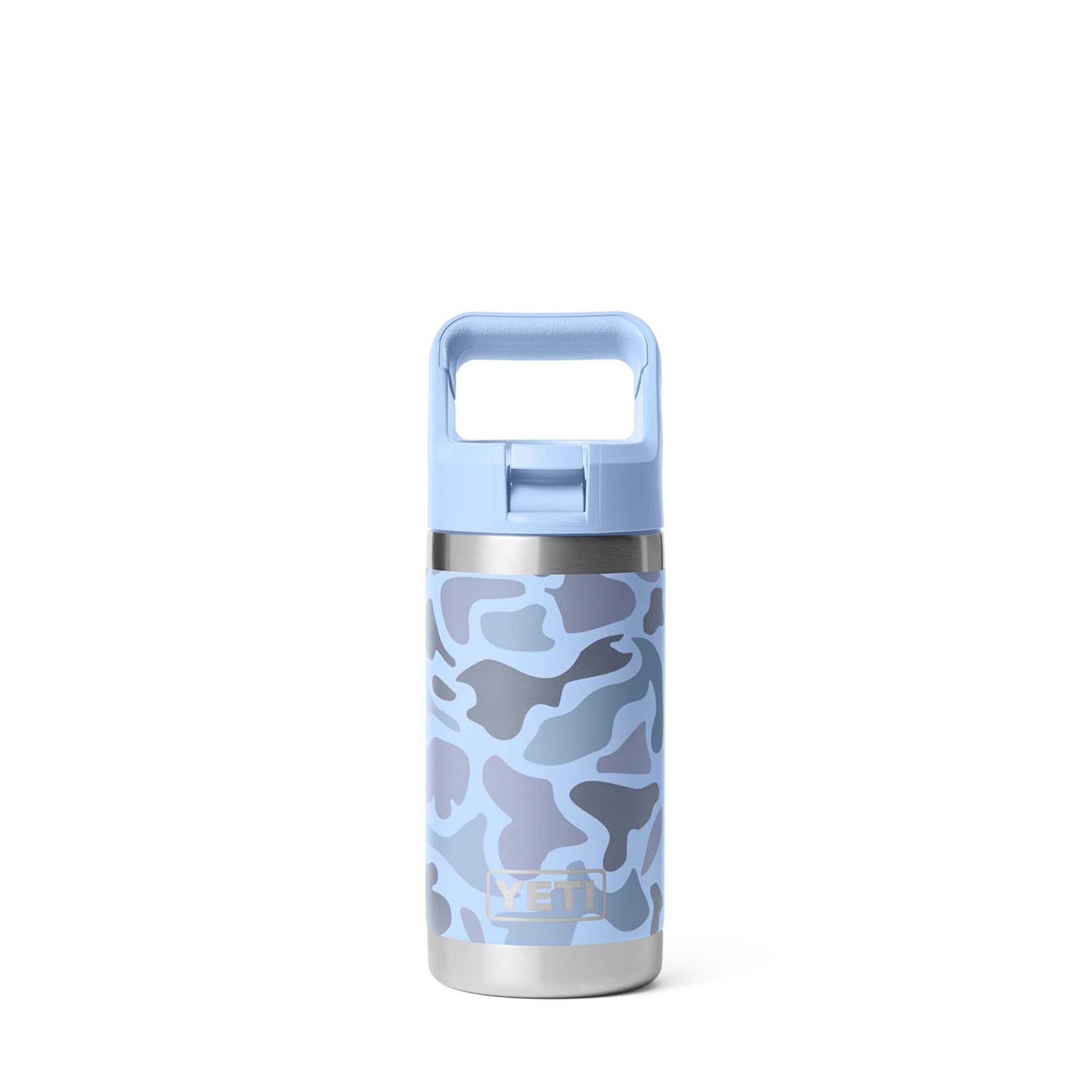 yeti Blue Camo Rambler Jr. 12oz Kids Bottle