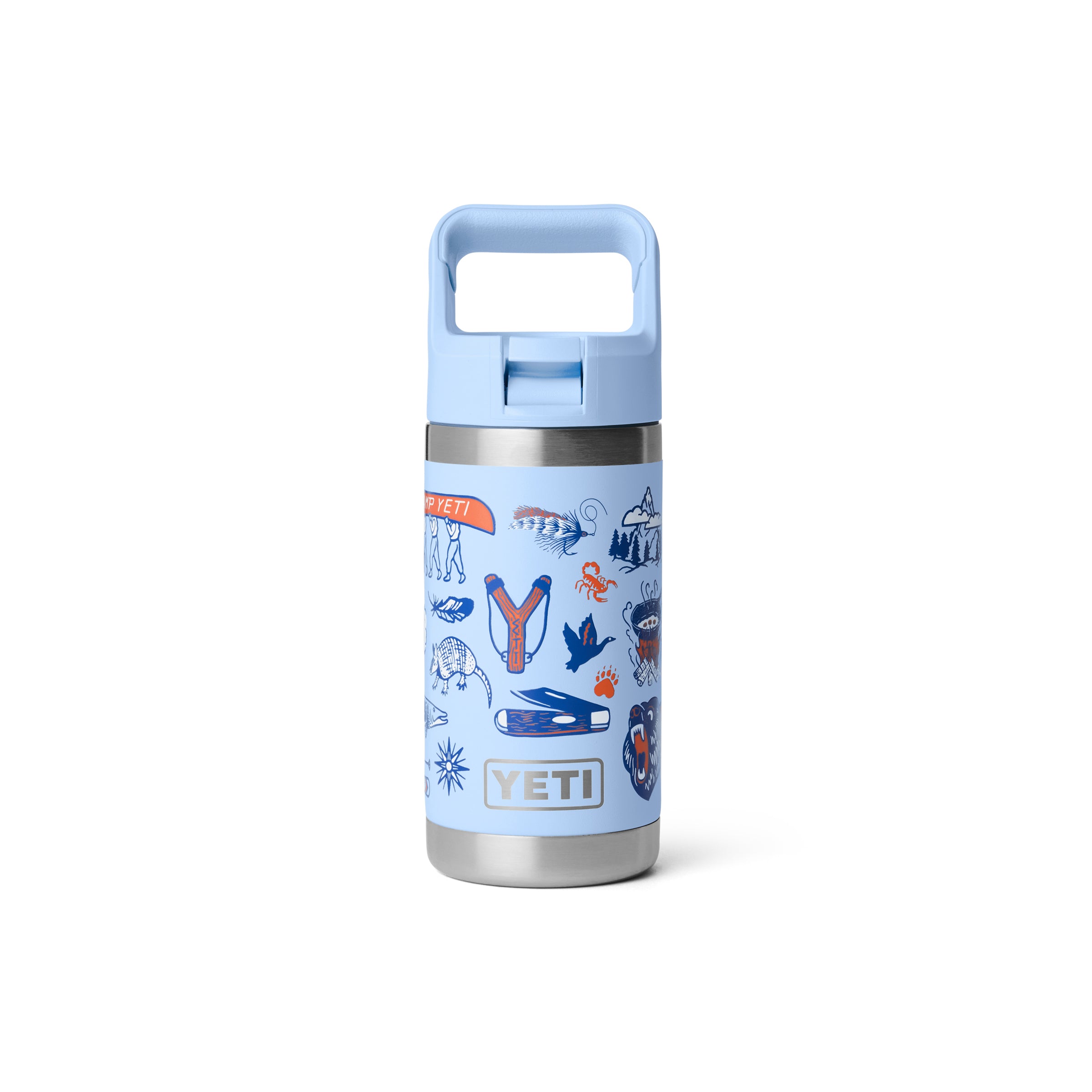 YETI Blue Sky Summer Camp Rambler Jr. 12oz. Kids Bottle | Palmetto