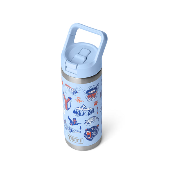 Big Sky Summer Camp Rambler 18oz Straw Bottle