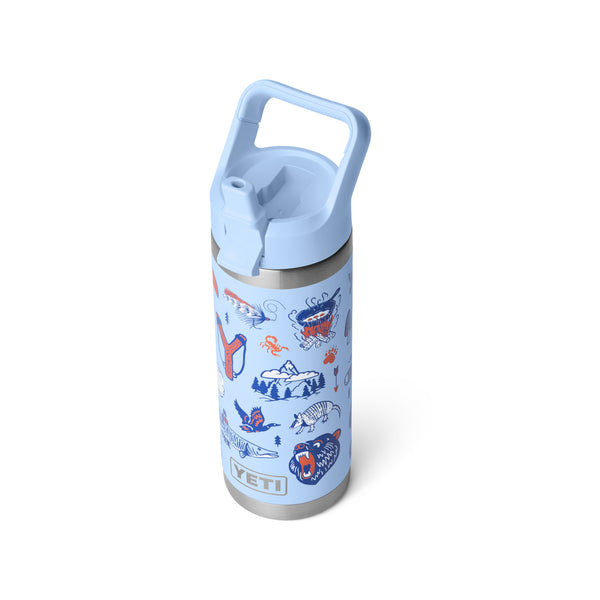 Big Sky Summer Camp Rambler 18oz Straw Bottle