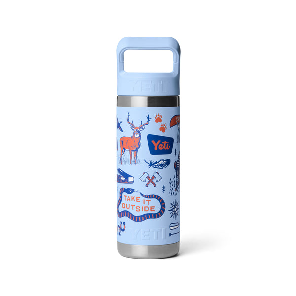Big Sky Summer Camp Rambler 18oz Straw Bottle