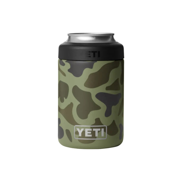 Olive Camo Rambler 12oz Can Colster