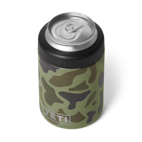 Olive Camo Rambler 12oz Can Colster