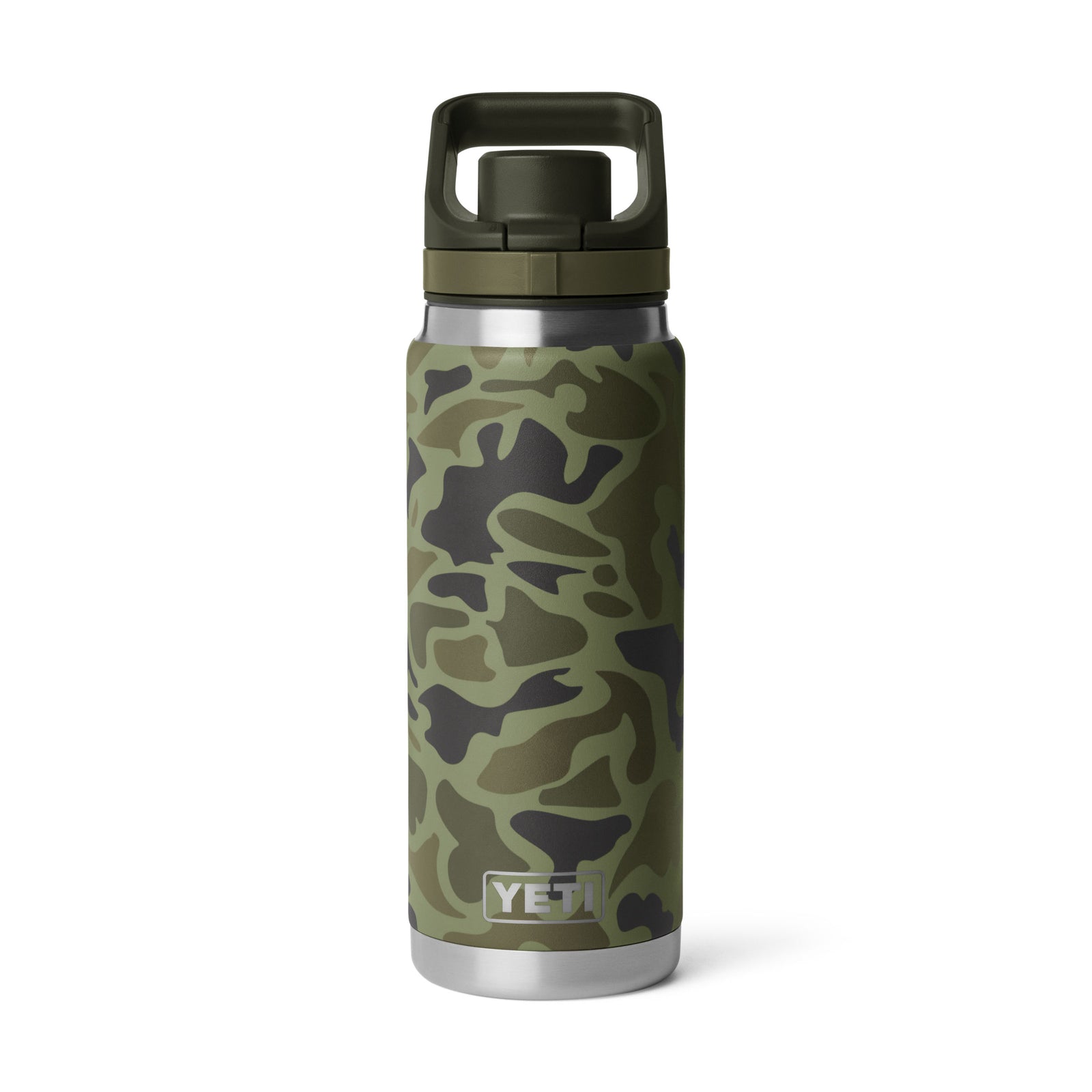 Olive Camo Rambler 26oz Flip Chug Bottle