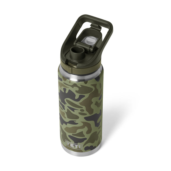 Olive Camo Rambler 26oz Flip Chug Bottle