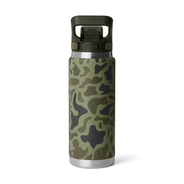 Olive Camo Rambler 26oz Flip Chug Bottle