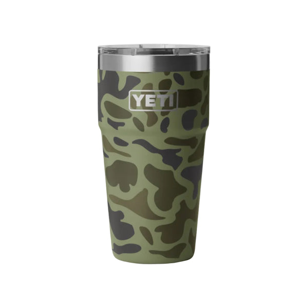 Olive Camo Rambler 20oz. Stackable Cup