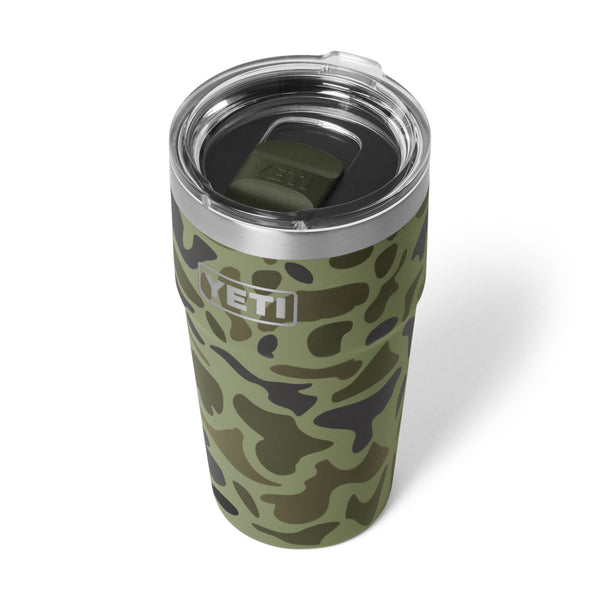 Olive Camo Rambler 20oz. Stackable Cup