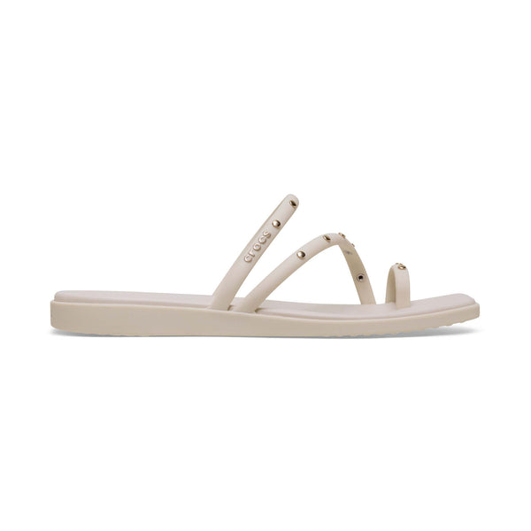 Miami Studded Toe Loop Sandals in Almond Tint