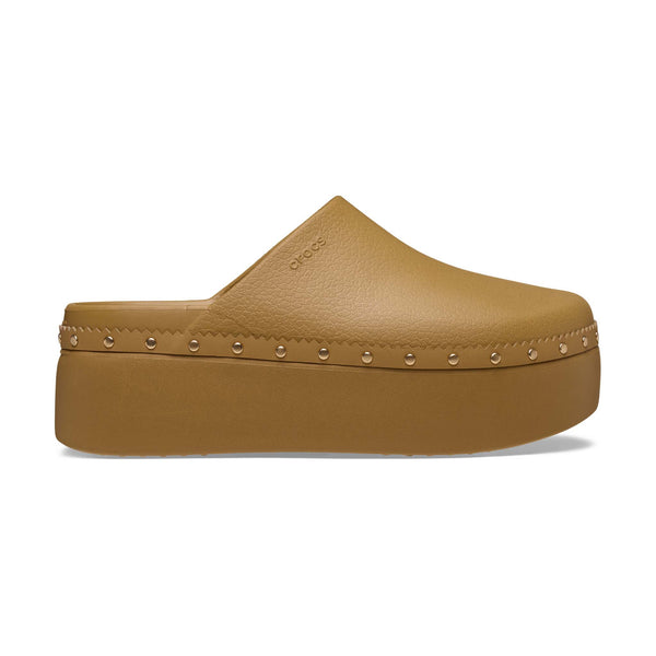 Dylan Platform Studded Clog Slip-On Shoes in Umber