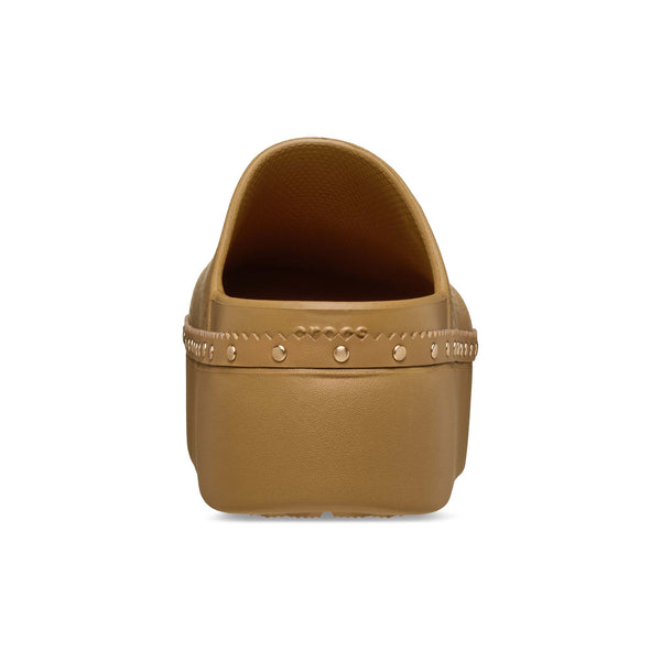 Dylan Platform Studded Clog Slip-On Shoes in Umber