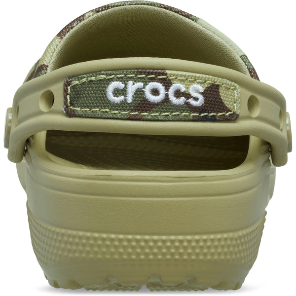 Men's Classic Crafted Camo Clog in Tac Green