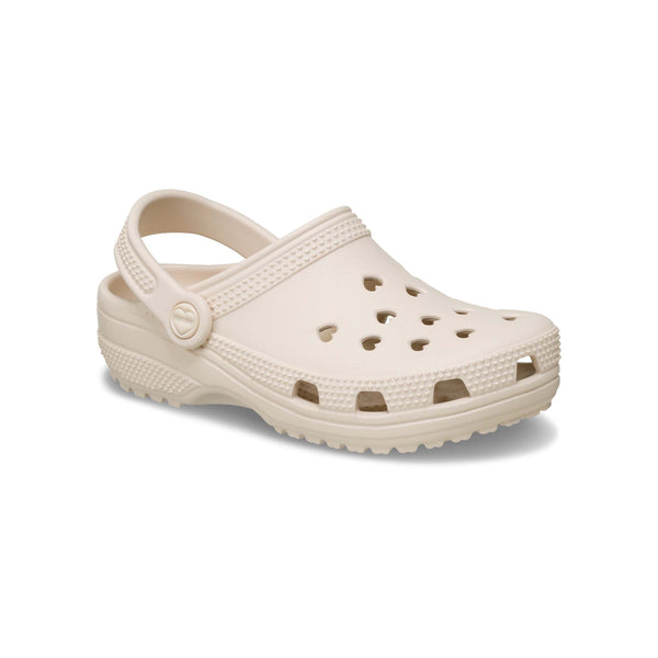 Kids Classic Hearts Cut Out Clog in Frappe