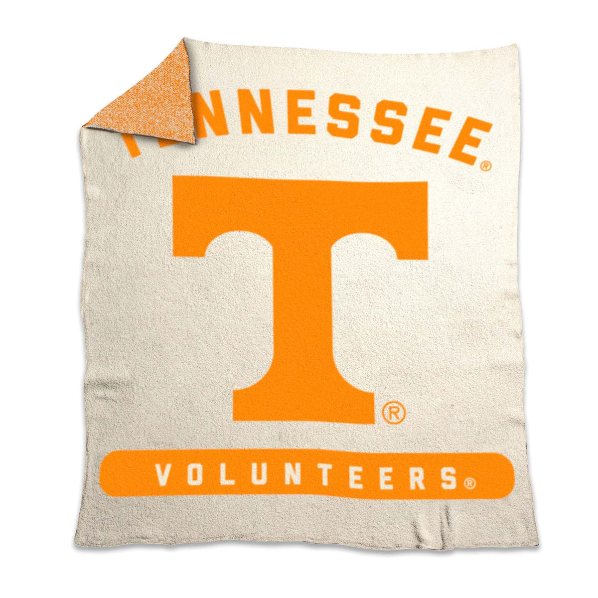 Blanket with 'Tennessee Volunteers' logo on a white background