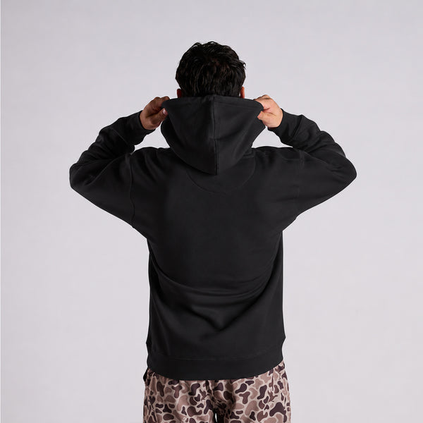 Badge Logo Hoodie in Black