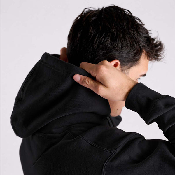 Badge Logo Hoodie in Black
