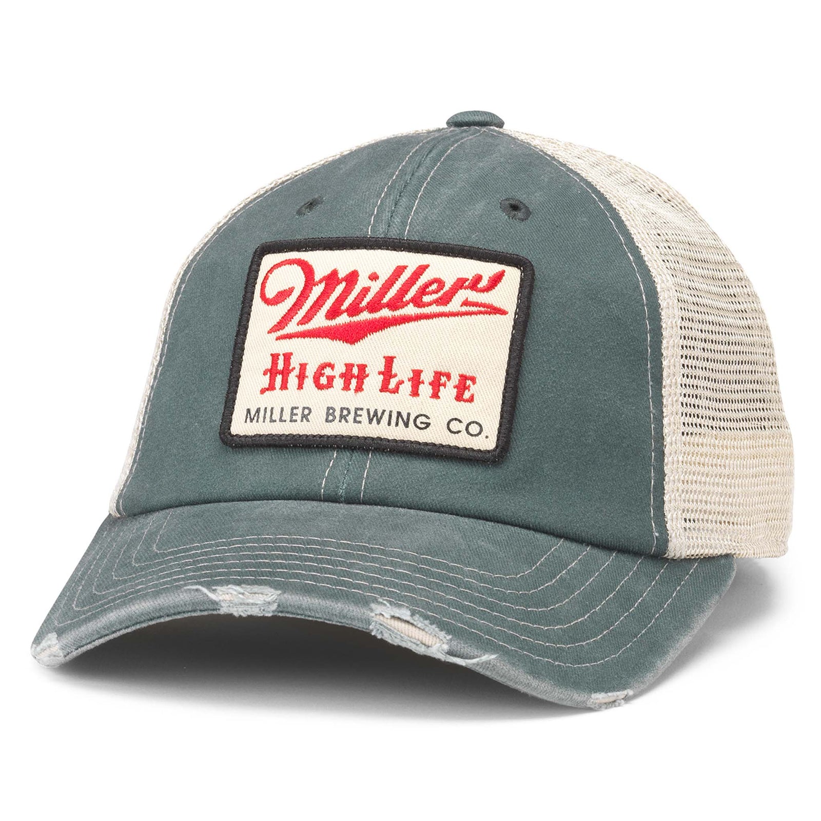 Miller High Life Orville Distressed Trucker Hat