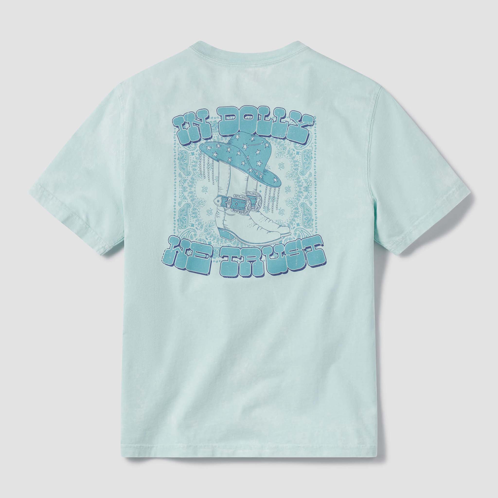 Hello Dolly Short Sleeve T-Shirt Pacific Cooler Blue