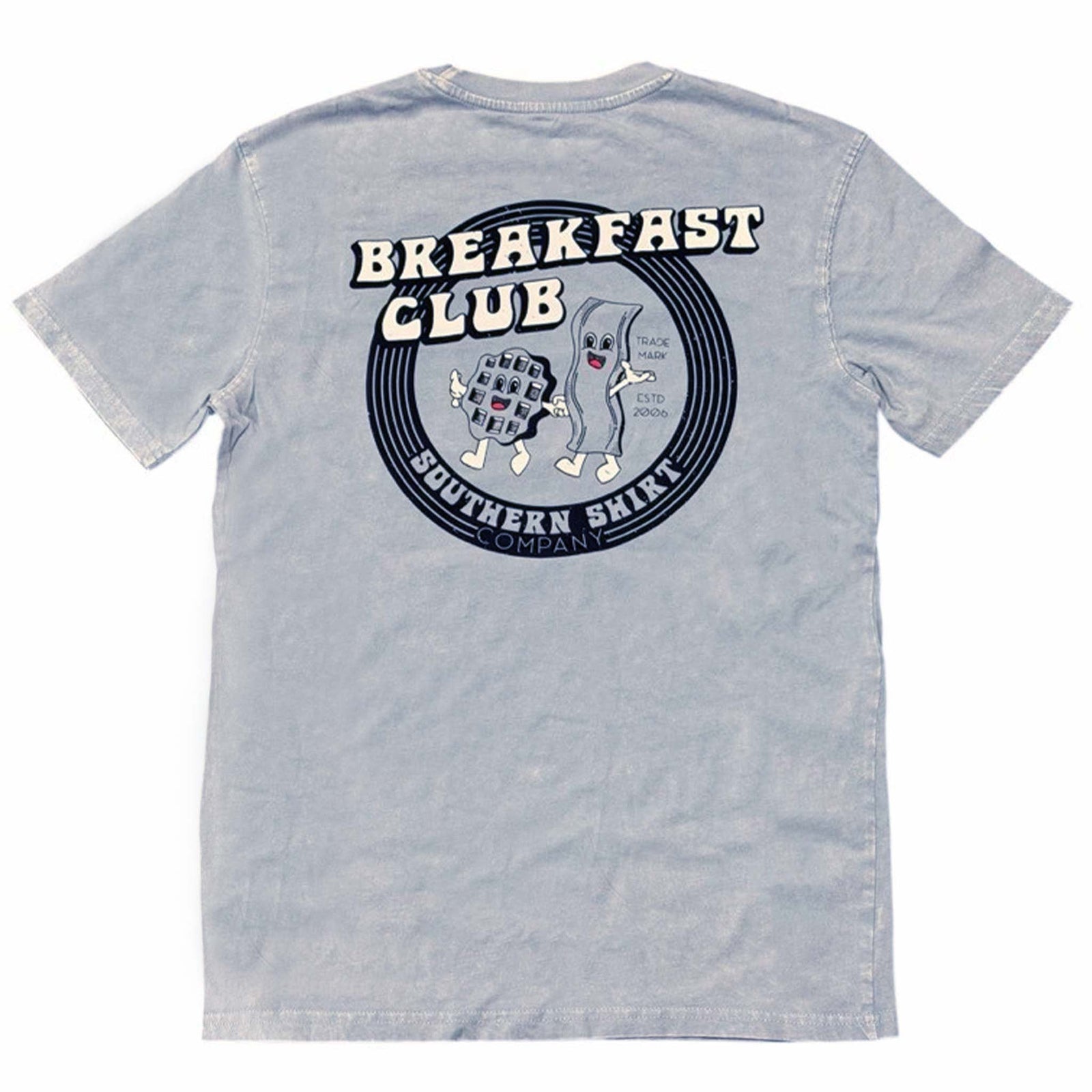 Comfort Foods Short Sleeve T-Shirt in Blue Fog by southern shirt co.