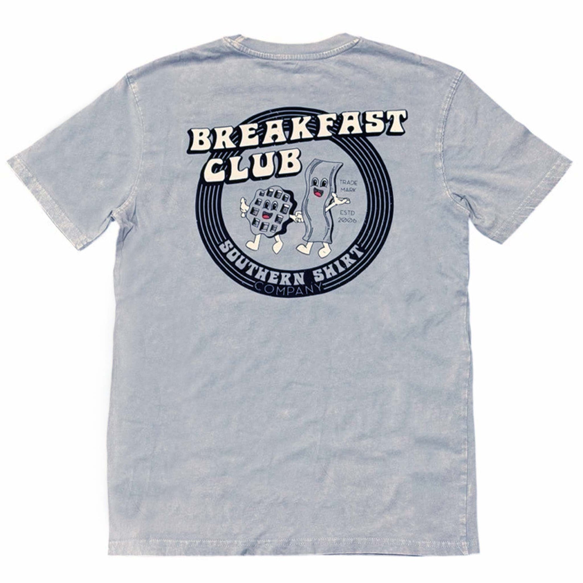 Comfort Foods Short Sleeve T-Shirt in Blue Fog by southern shirt co.