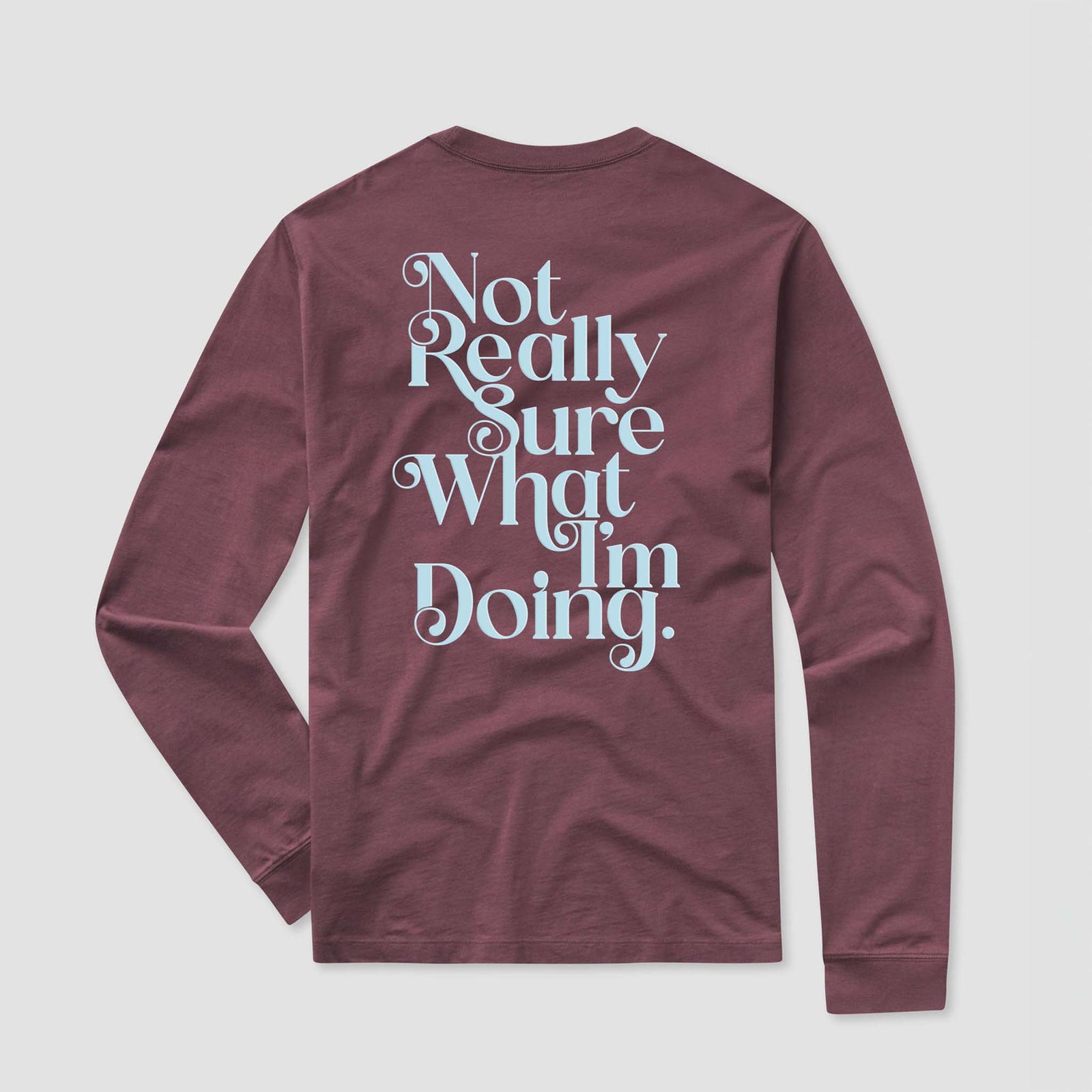 Southern Shirt Co. What I'm Doing Long Sleeve T-Shirt in Huckleberry 