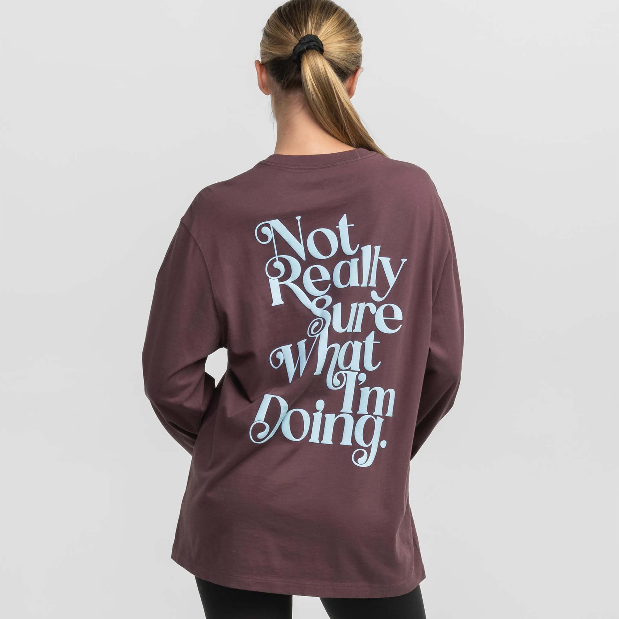 What I'm Doing Long Sleeve T-Shirt Huckleberry