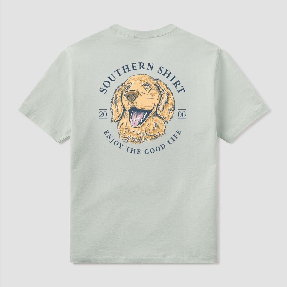 Southern Shirt Co. Dog Days Badge Short Sleeve T-Shirt in Cool Mint