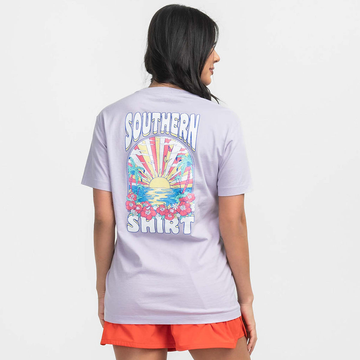 Southern Shirt Co. Vacation Mode Short Sleeve T-Shirt in Orchid Petal