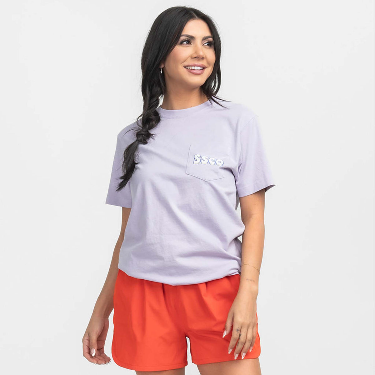 Southern Shirt Co. Vacation Mode Short Sleeve T-Shirt in Orchid Petal