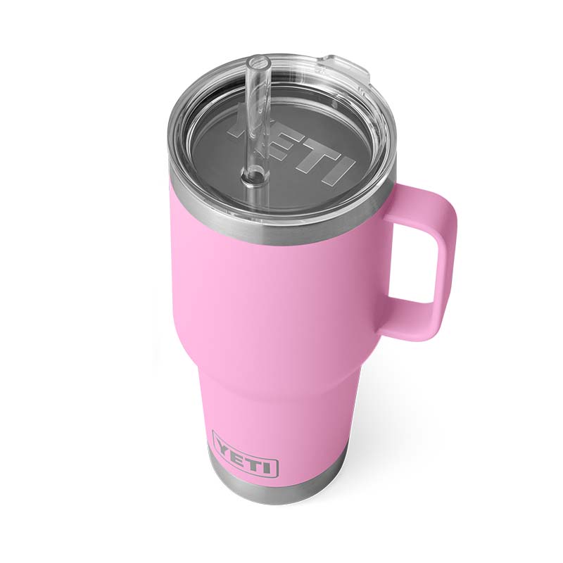 YETI® Power Pink Rambler 35oz Straw Mug