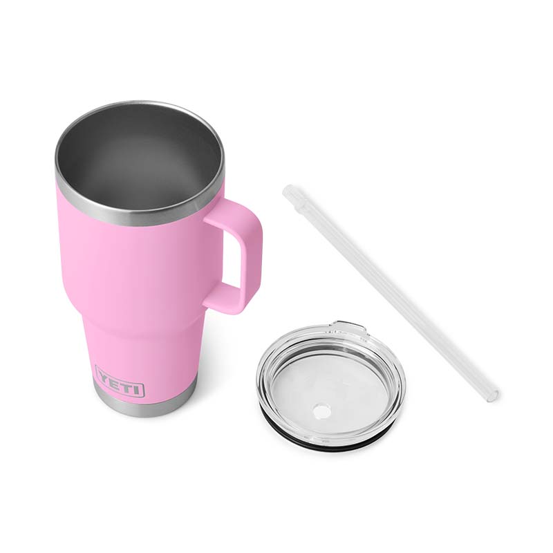 30 OZ Pink YETI Coolers Rambler Tumbler Stainless Steel Cup Coffee Mug