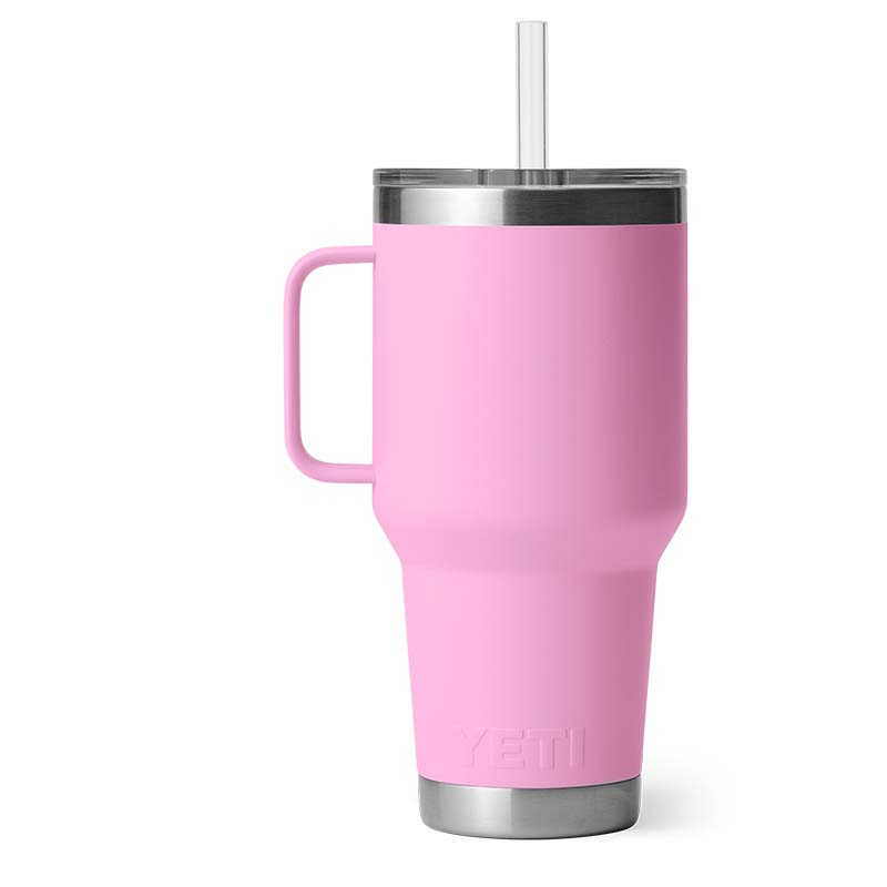 Power Pink Rambler 35oz Straw Mug