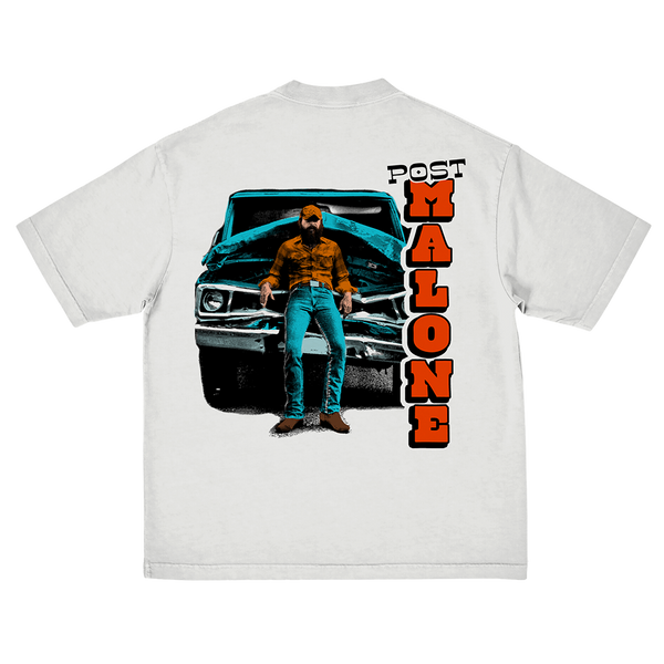 Post Truck Short Sleeve T-Shirt in White