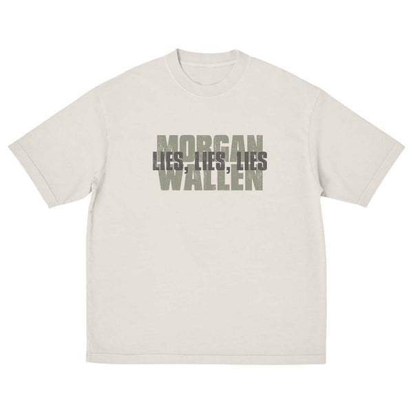 Lies Short Sleeve T-Shirt in Natural