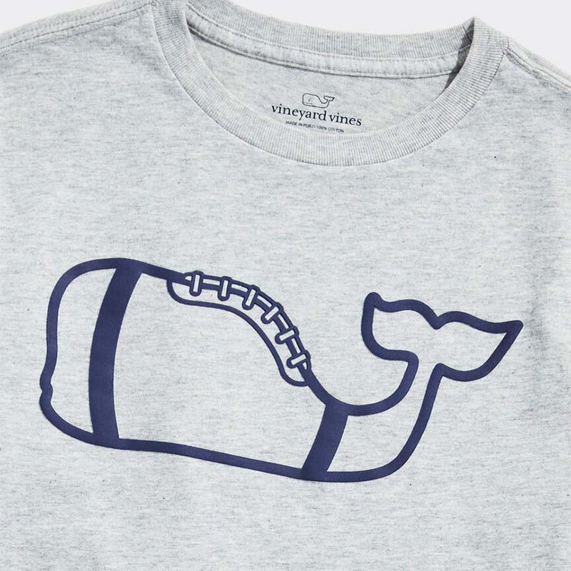Youth Football Whale Short Sleeve T-Shirt