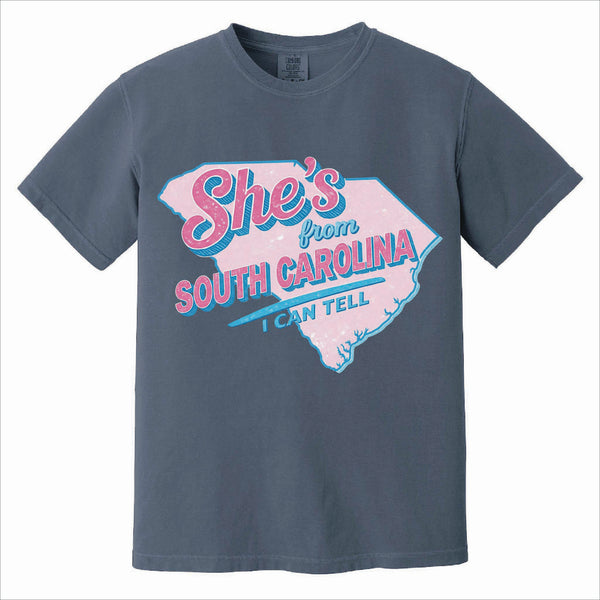 She's From South Carolina Short Sleeve T-Shirt