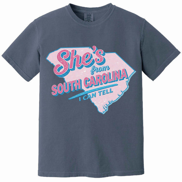 She's From South Carolina Short Sleeve T-Shirt
