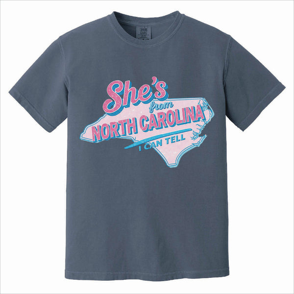 She's From North Carolina Short Sleeve T-Shirt