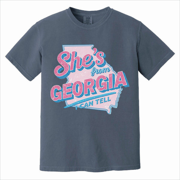 She's From Georgia Short Sleeve T-Shirt