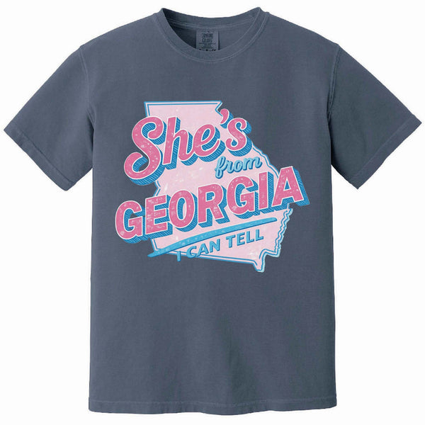 She's From Georgia Short Sleeve T-Shirt