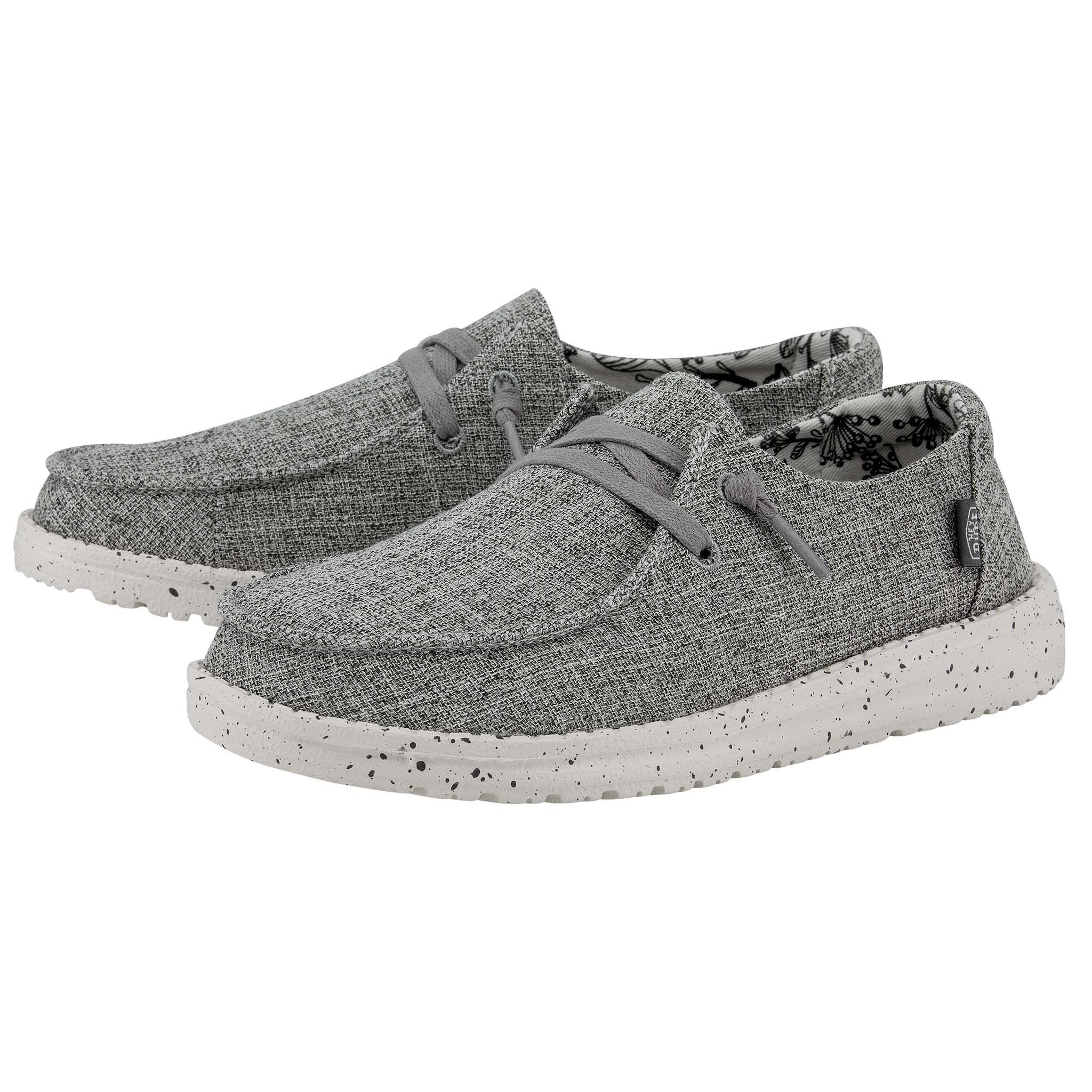 Women's Wendy Blend Linen Shoes Iron Grey