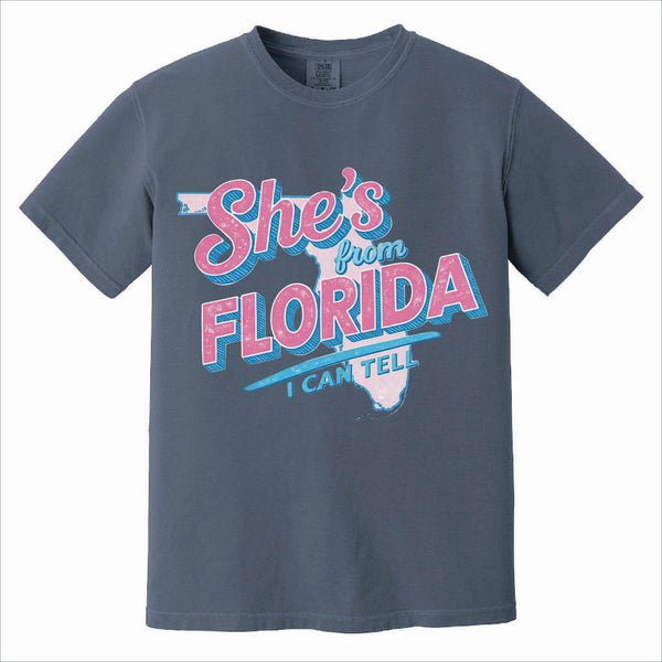She's From Florida Short Sleeve T-Shirt