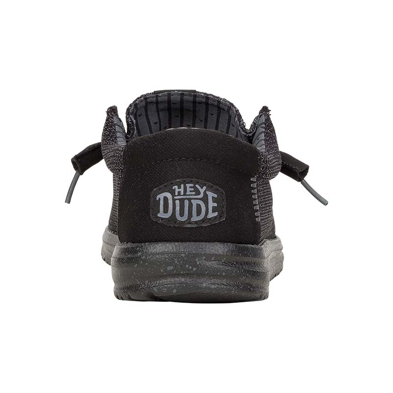 Scarpe Hey Dude Wally Youth - Moc Toe Elasticizzate, Nero, Taglia 37 EU, Comfort Leggero Per Bambini - Foto 5