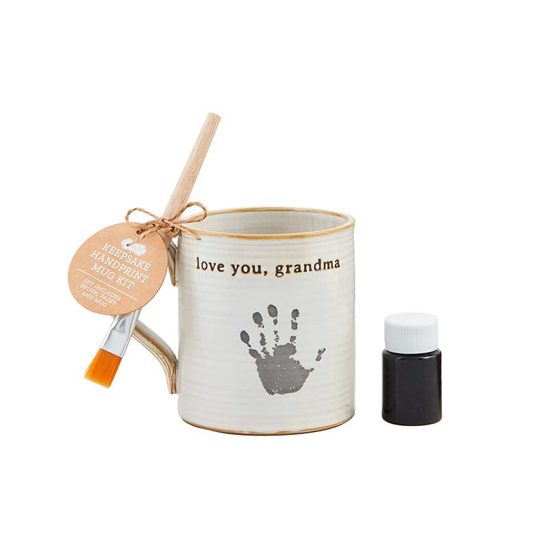 grandma handprint mug