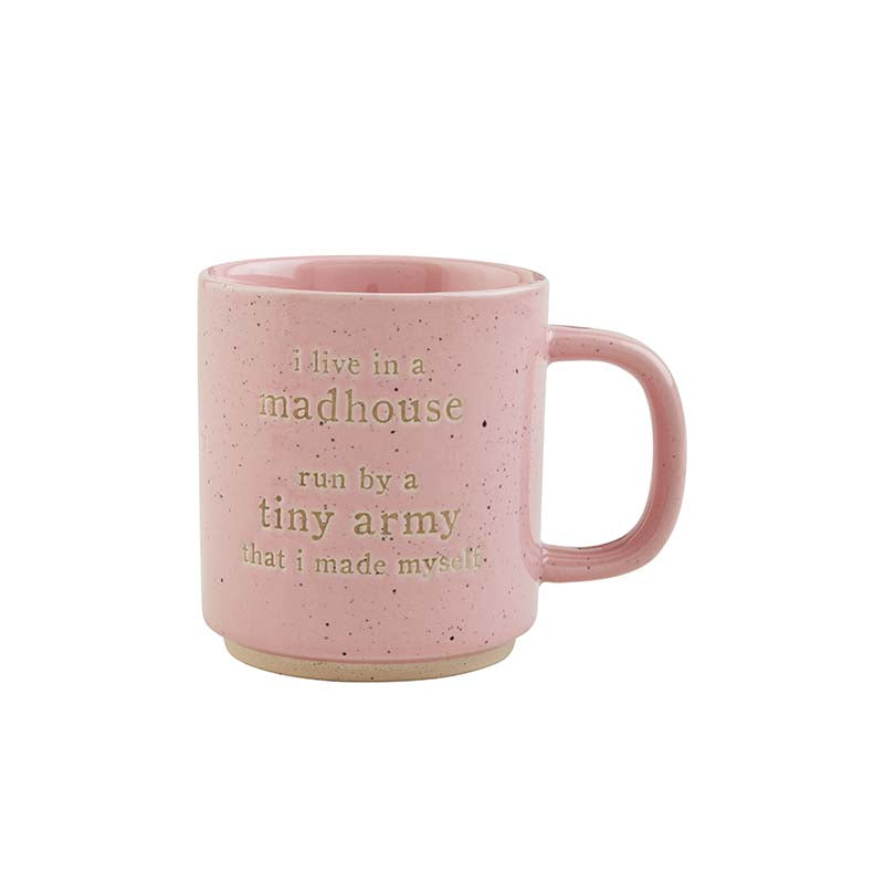 pink funny mom mug
