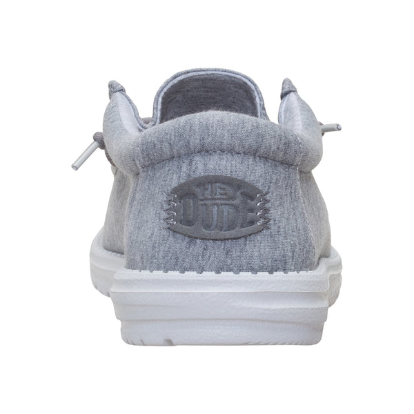 Men's Wally Stretch Jersey Shoes in Grey