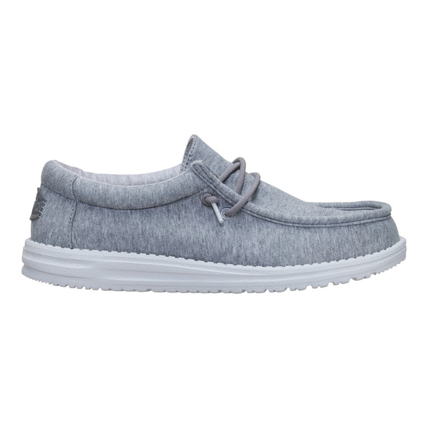 Men's Wally Stretch Jersey Shoes in Grey