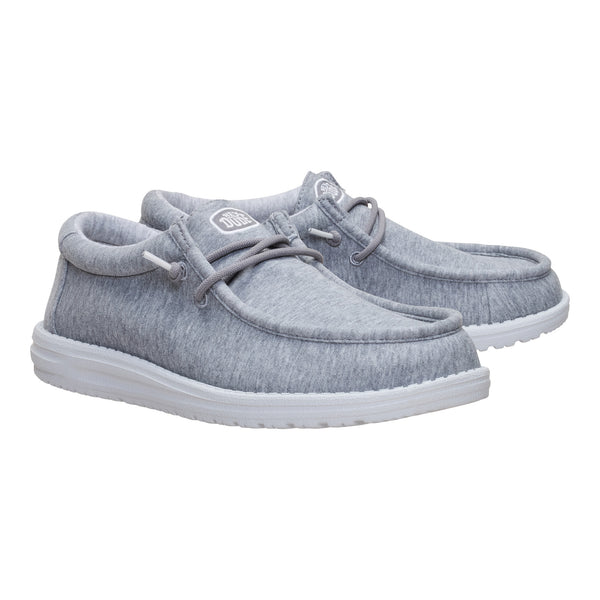 Men's Wally Stretch Jersey Shoes in Grey