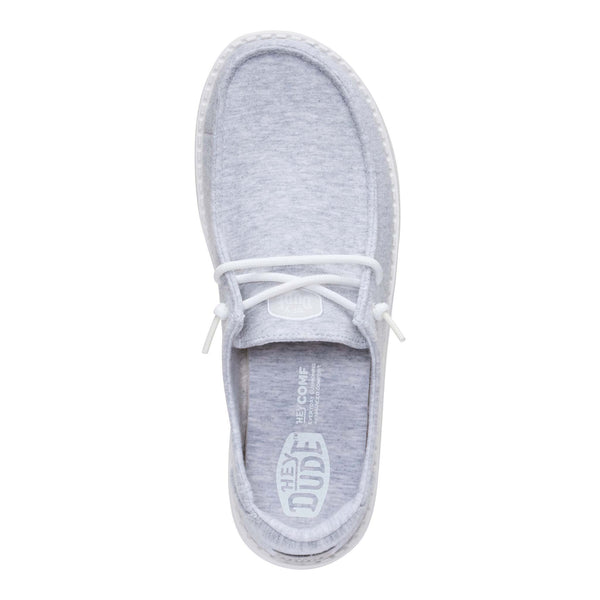 Women's Wendy Stretch Jersey Shoes in Light Grey