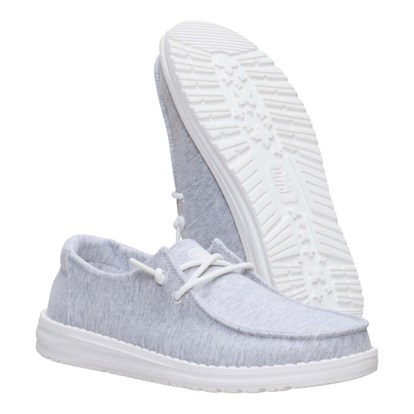 Women's Wendy Stretch Jersey Shoes in Light Grey